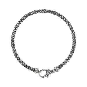 Albert M Bracciale WSOX00211S - Gioielleria Casavola di Noci - idee regalo compleanno fidanzato - coda di volpe argento