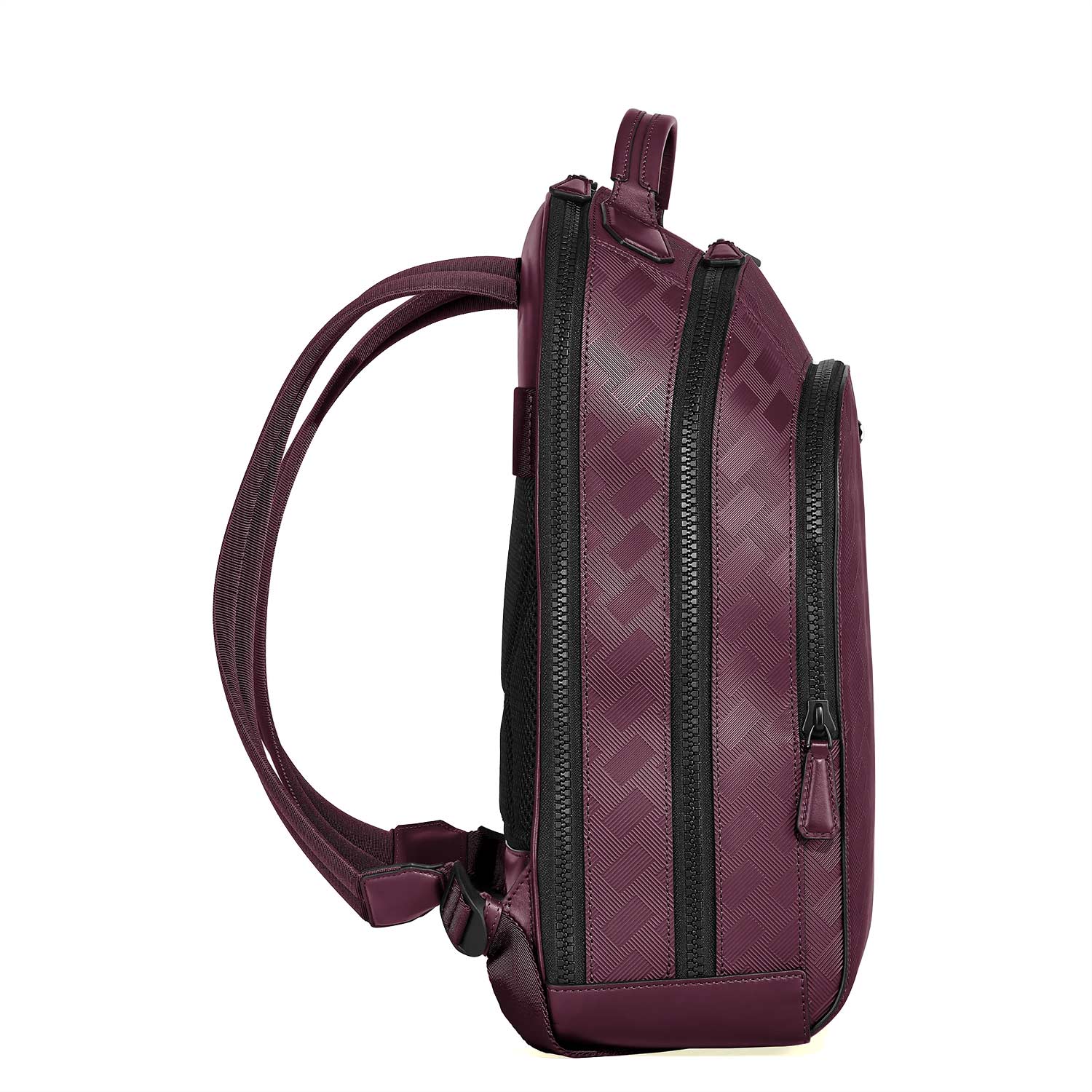 Montblanc Extreme 3.0 zaino medio 199405 - Gioielleria Casavola di Noci - in pelle effetto carbonio color rosso cassis - idee per un regalo di laurea