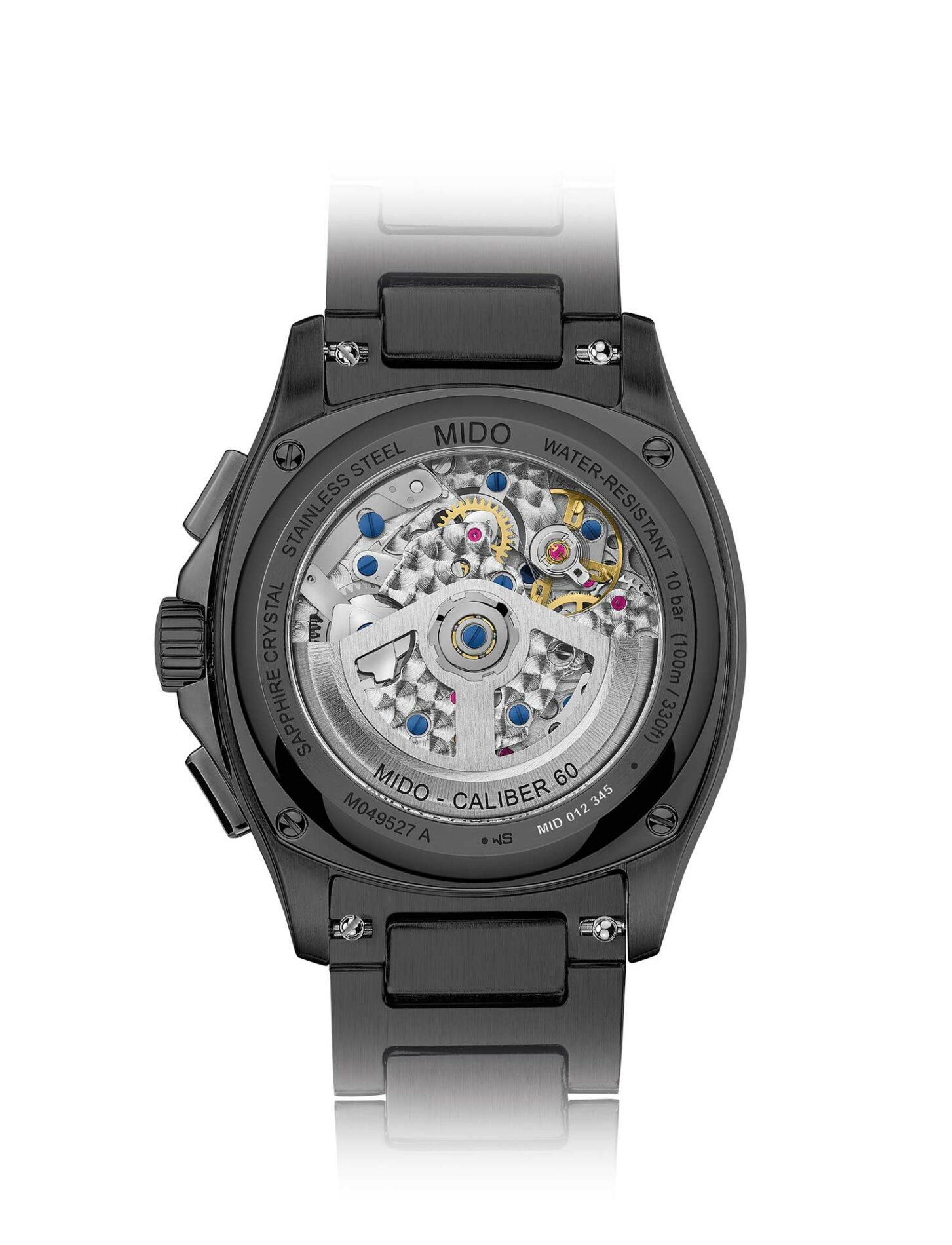 Mido Multifort TV Cronograph M049.527.33.081.00 - Gioielleria Casavola di Noci - orologio automatico svizzero con calibro di manifattura - fondello a vista