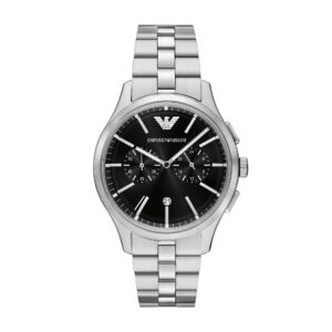 Emporio Armani Orologi AR11691 - Gioielleria Casavola di Noci - cronografo maschile con quadrante nero - idee regalo cresima ragazzo