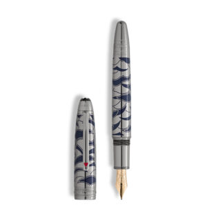 Montblanc stilografica Giro del Mondo LeGrande 132897 - Gioielleria Casavola di Noci - penna da collezione in edizione speciale - finiture rutenio