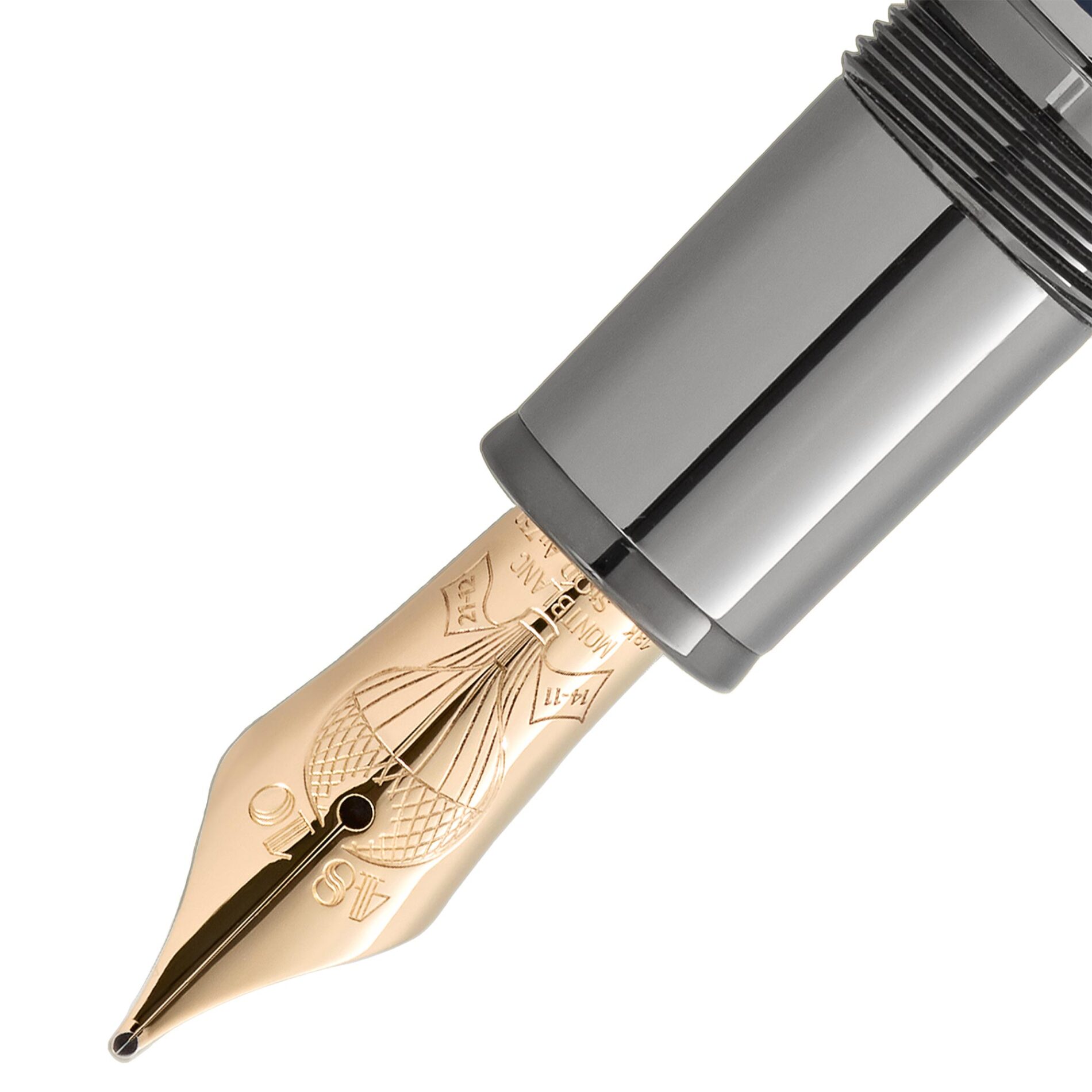 Montblanc stilografica Giro del Mondo LeGrande 132897 - Gioielleria Casavola di Noci - penna da collezione in edizione speciale - pennino M in oro rosa 18 carati