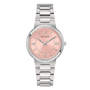Bulova Classic Elegant 96L335 - Gioielleria Casavola di Noci - orologio al quarzo da donna con quadrante color rosa effetto lucido