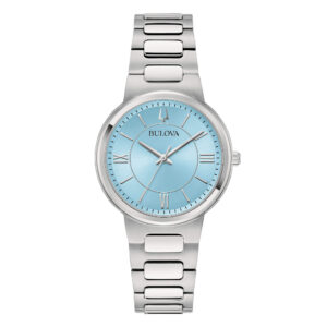 Bulova Classic Elegant 96L336 - Gioielleria Casavola di Noci - orologio al quarzo da donna con quadrante color blu ghiaccio