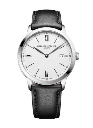 Baume et Mercier Classima M0A10884 - Gioielleria Casavola di Noci - orologio svizzero da uomo al quarzo - quadrante bianco opalino - lancette antracite
